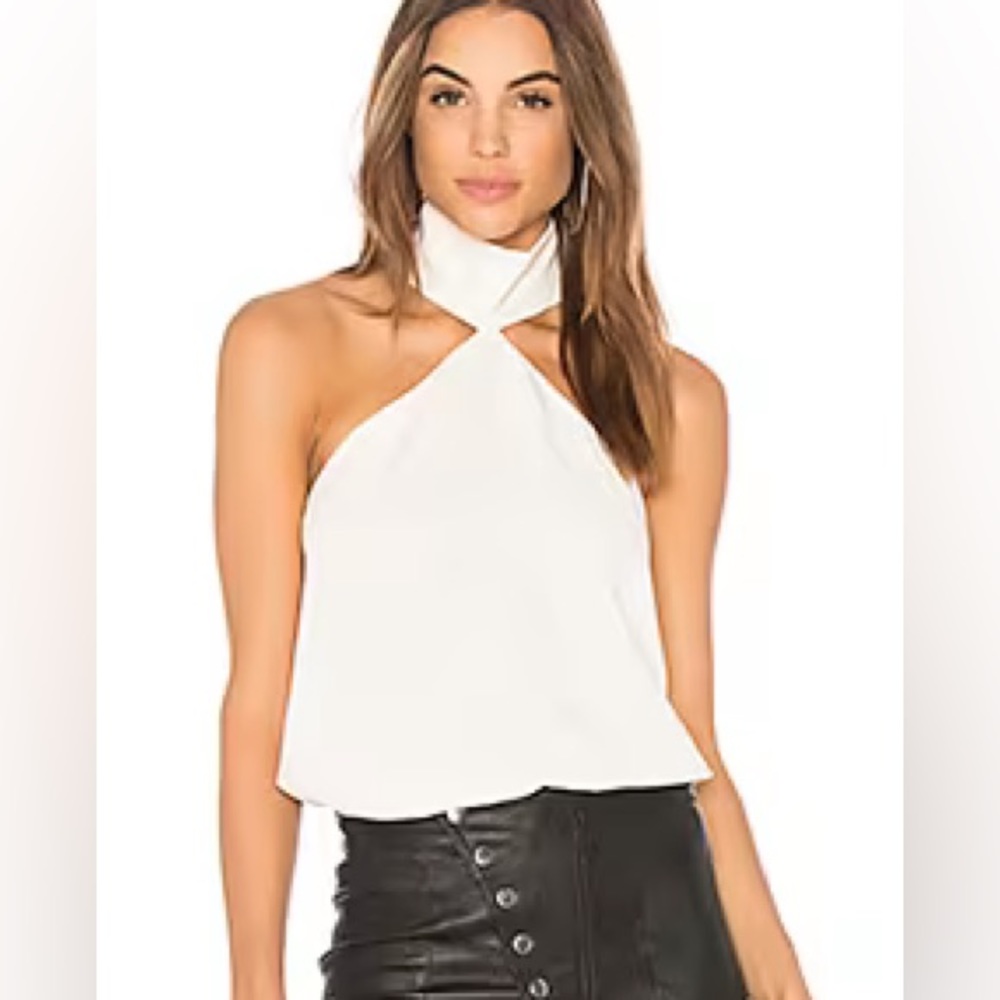 Amanda uprichard Queen top in white